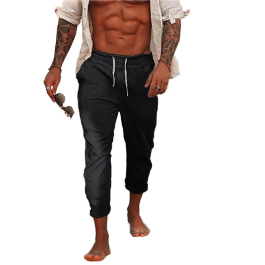 Men’s Lightweight Jogger Pants | Tapered Fit | Drawstring Waist & Cuffed Ankles