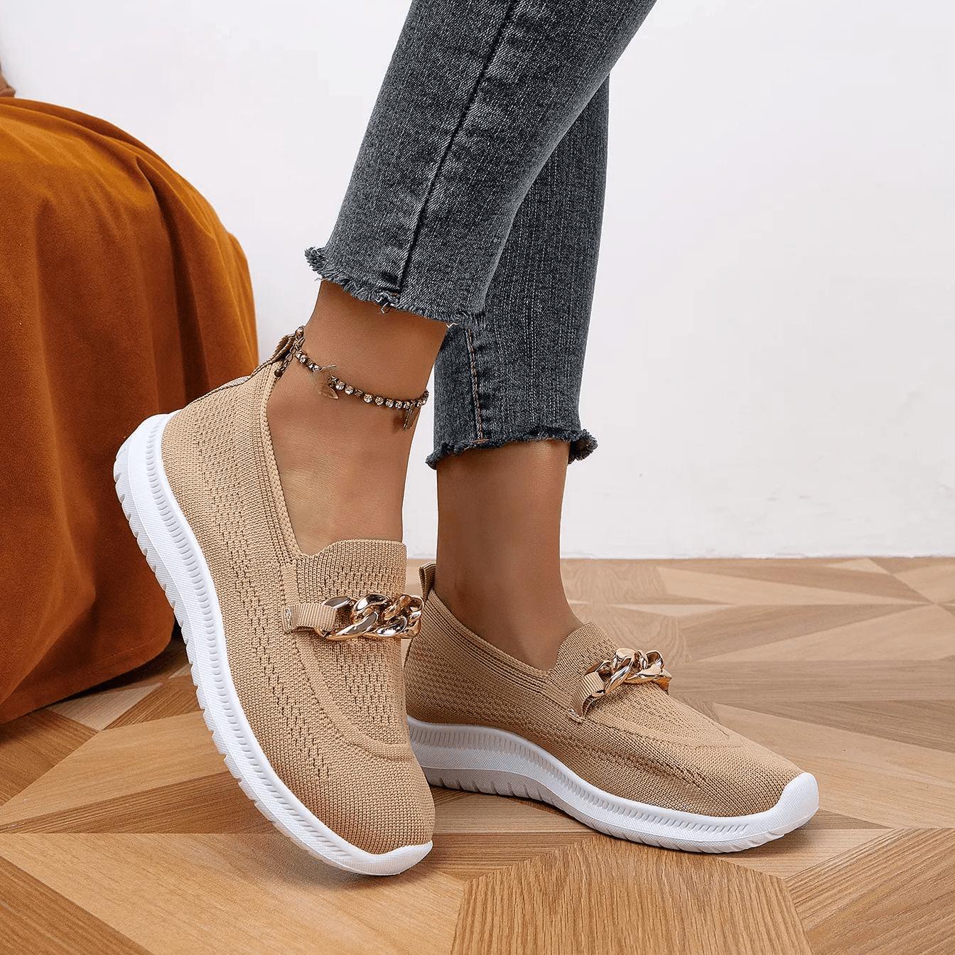 Casual Slip-On Sneakers | Breathable Knit | Lightweight Comfort | Everyday Wear