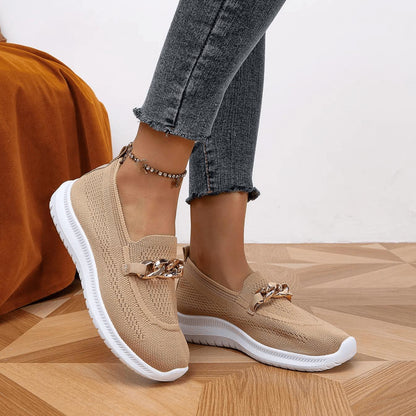 Casual Slip-On Sneakers | Breathable Knit | Lightweight Comfort | Everyday Wear