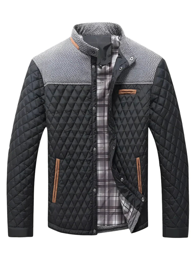 Men’s Quilted Shirt Jacket | Lightweight Puffer Hybrid | Fall Layering Piece