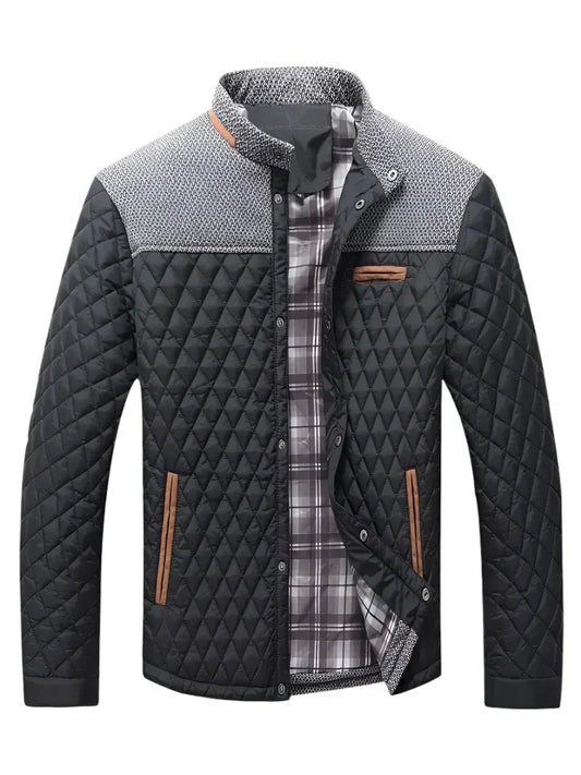 Men’s Quilted Shirt Jacket | Lightweight Puffer Hybrid | Fall Layering Piece