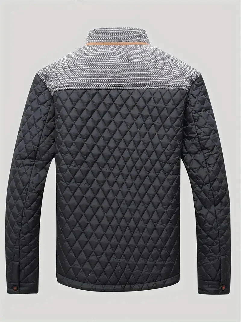 Men’s Quilted Shirt Jacket | Lightweight Puffer Hybrid | Fall Layering Piece