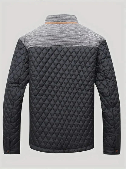 Men’s Quilted Shirt Jacket | Lightweight Puffer Hybrid | Fall Layering Piece