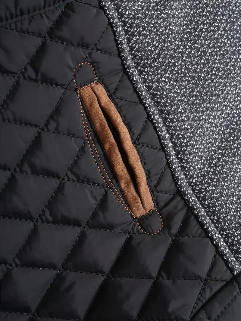 Men’s Quilted Shirt Jacket | Lightweight Puffer Hybrid | Fall Layering Piece