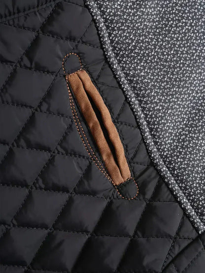 Men’s Quilted Shirt Jacket | Lightweight Puffer Hybrid | Fall Layering Piece