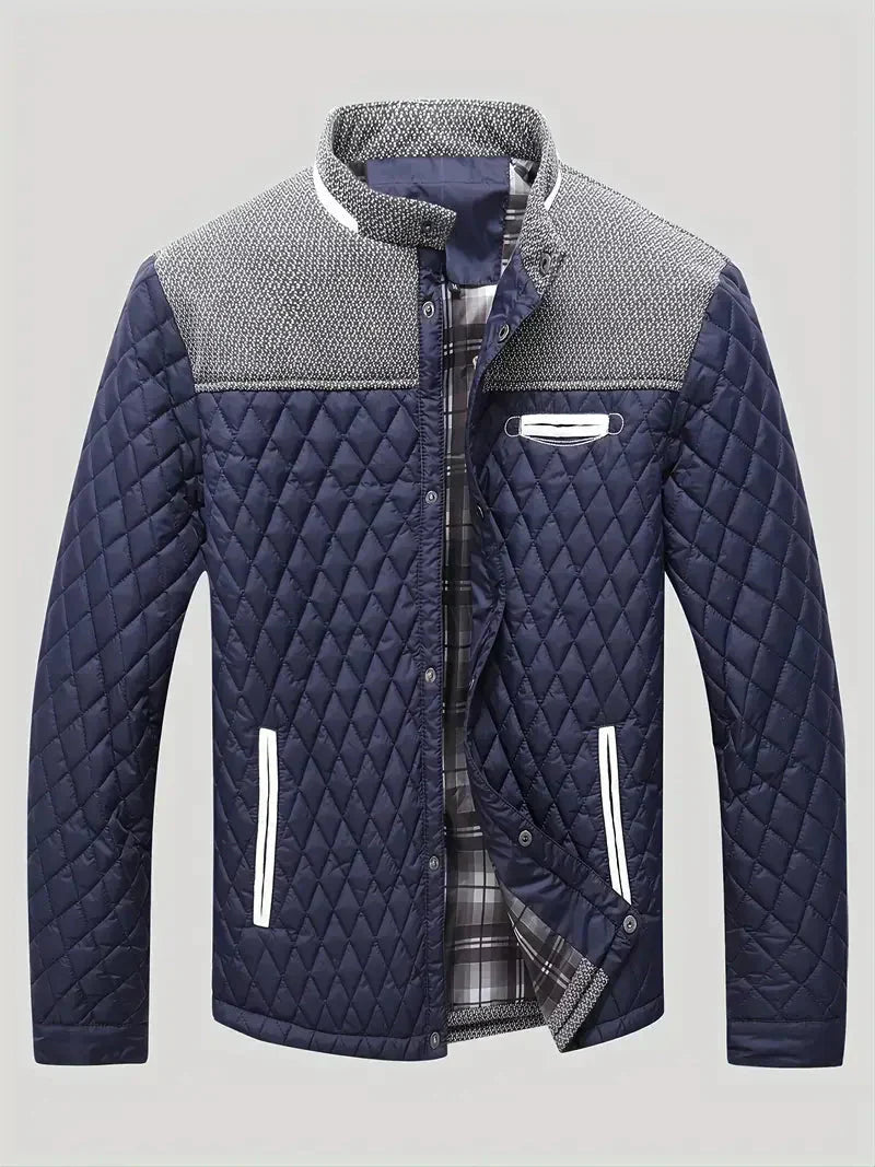 Men’s Quilted Shirt Jacket | Lightweight Puffer Hybrid | Fall Layering Piece