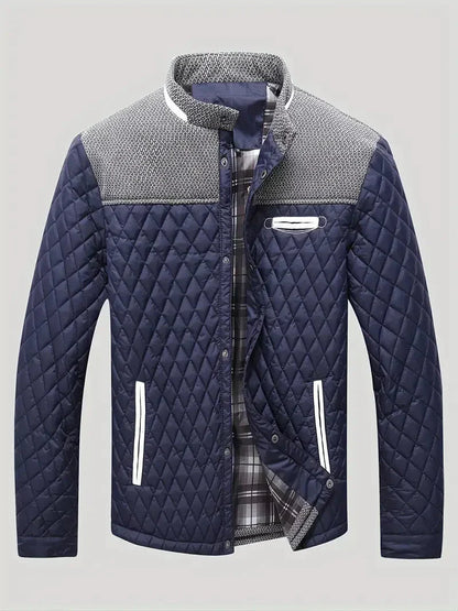Men’s Quilted Shirt Jacket | Lightweight Puffer Hybrid | Fall Layering Piece