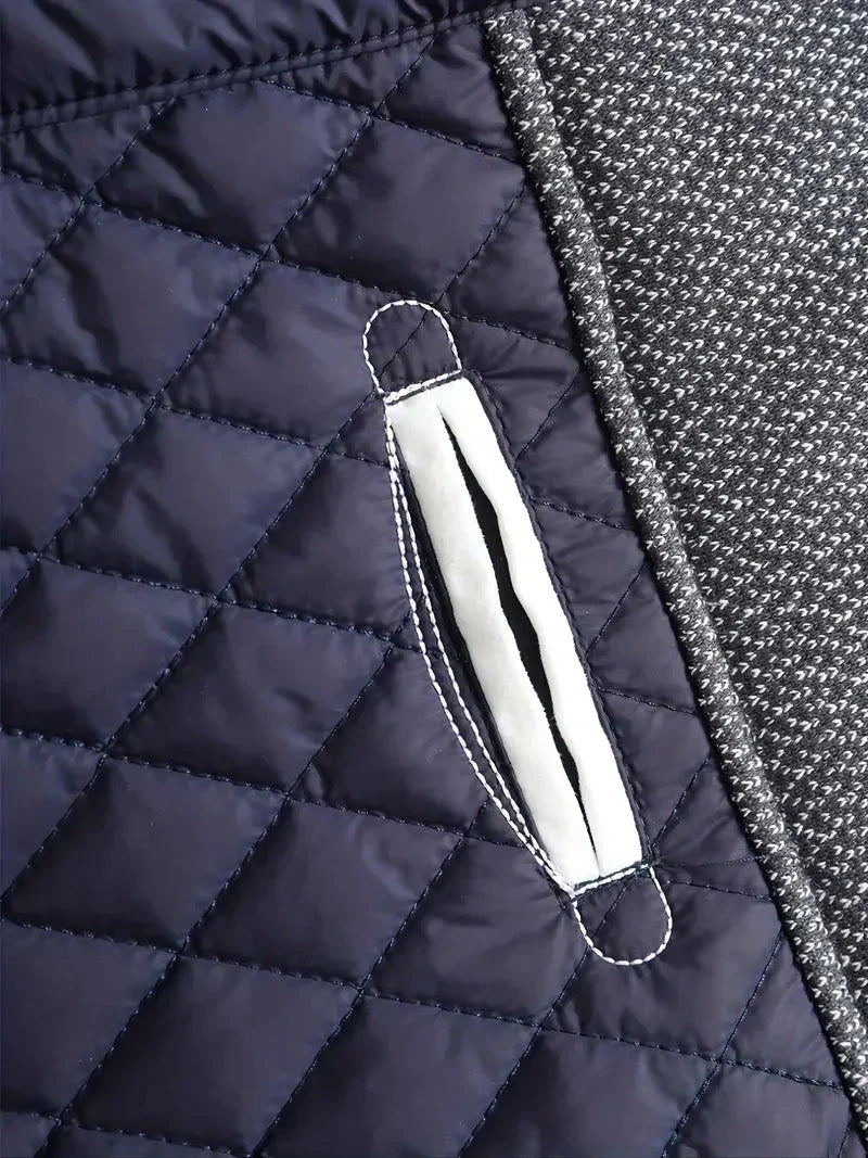 Men’s Quilted Shirt Jacket | Lightweight Puffer Hybrid | Fall Layering Piece