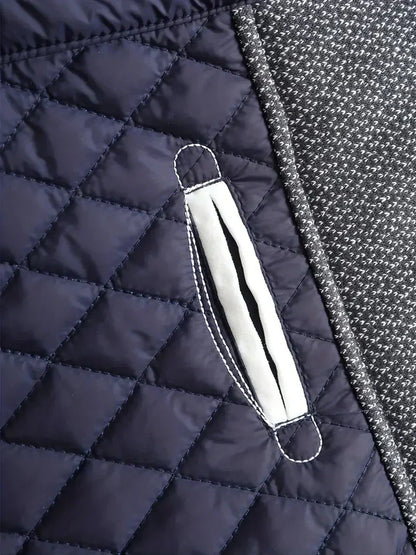 Men’s Quilted Shirt Jacket | Lightweight Puffer Hybrid | Fall Layering Piece