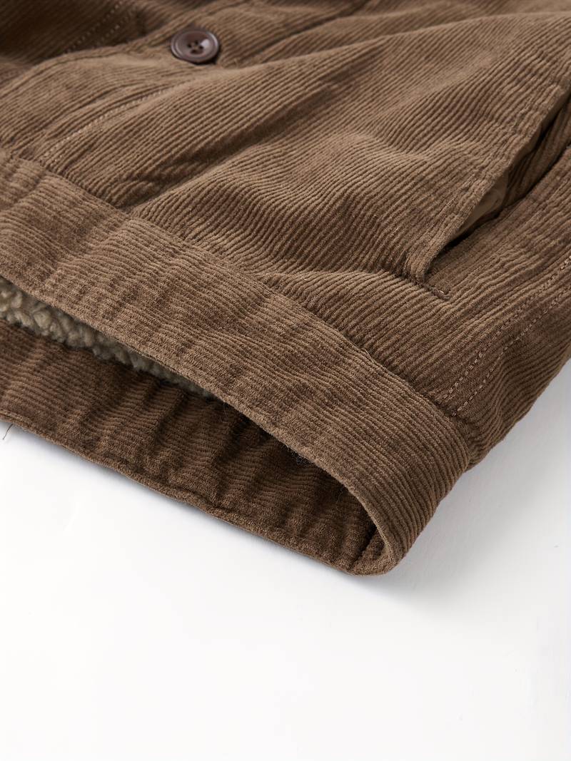 Men's Corduroy Sherpa-Lined Jacket | Warm & Durable | Classic Workwear