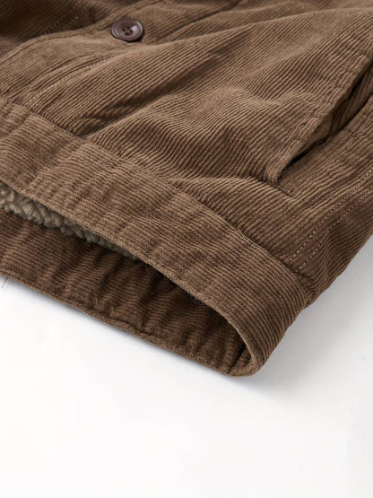 Men's Corduroy Sherpa-Lined Jacket | Warm & Durable | Classic Workwear