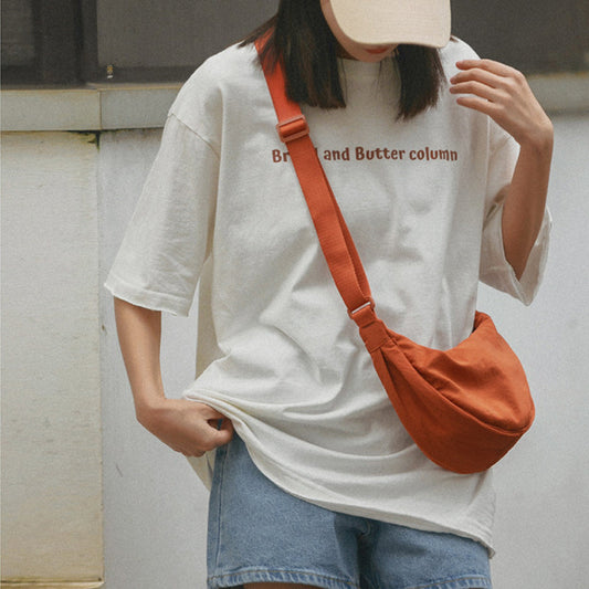 Casual Canvas Crossbody Bag | Adjustable Strap | Minimalist Everyday Style
