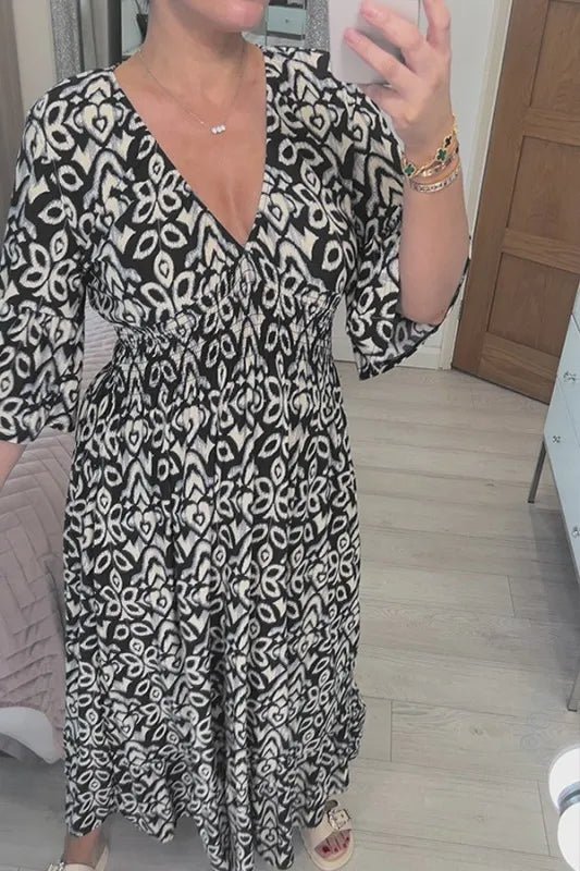 Floral Midi Dress | Lightweight & Flowy | Casual Everyday Style