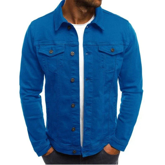 Men's Casual Denim Jacket | Classic Button-Up | Versatile Everyday Wear