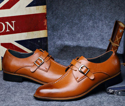 Men’s Monk Strap Dress Shoes | Polished Leather | Classic Formal Footwear