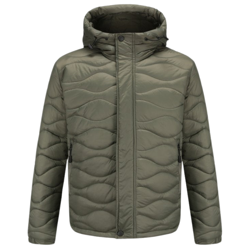 Men's Lightweight Puffer Jacket | Quilted Shell | Packable Hooded Design
