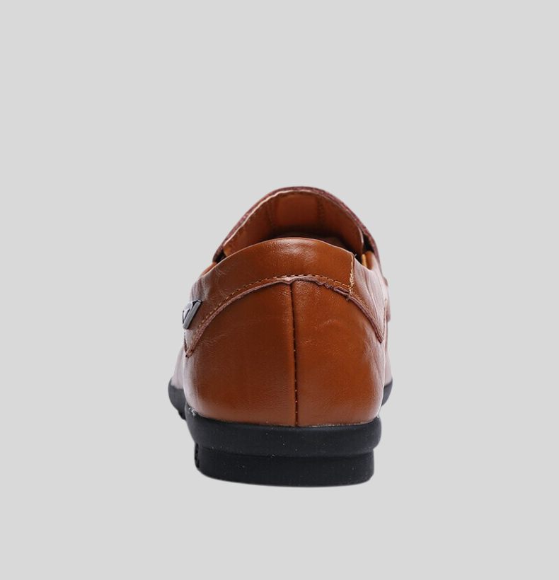 Men’s Classic Slip-On Loafers | Soft Leather | Comfort Driving Shoes