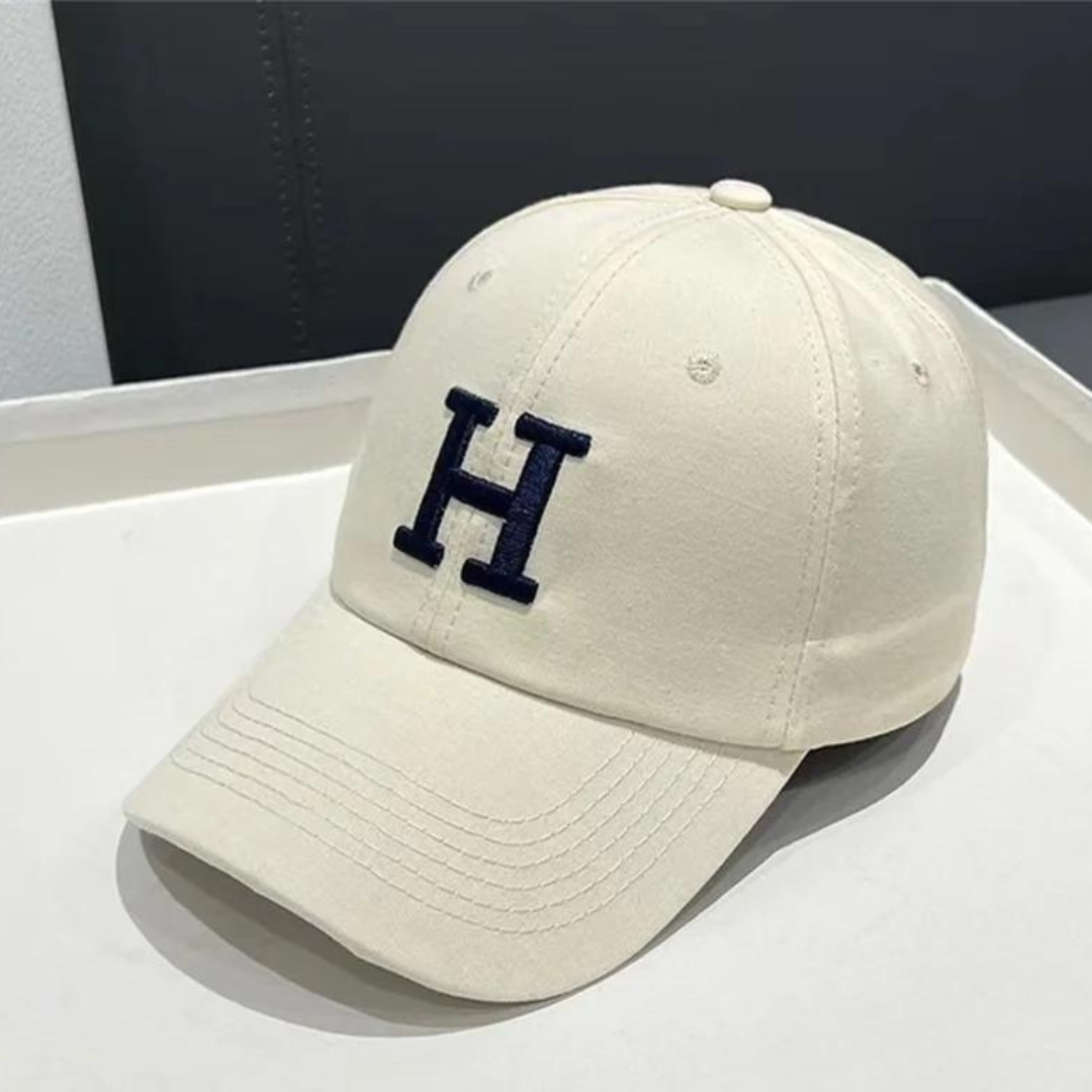 Embroidered Baseball Cap | Classic Adjustable Hat with Varsity “H” | Everyday Streetwear Accessory