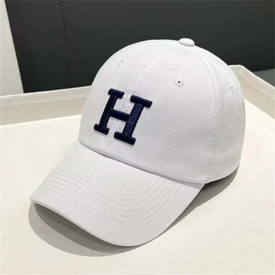 Embroidered Baseball Cap | Classic Adjustable Hat with Varsity “H” | Everyday Streetwear Accessory