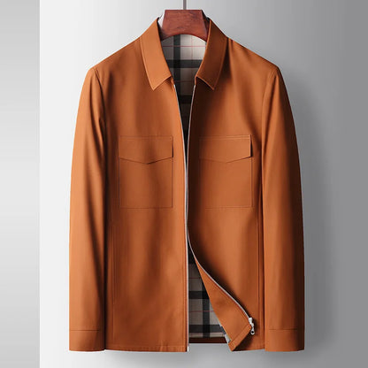 Men’s Smart Casual Jacket | Checked Lining | Lightweight Business Outerwear