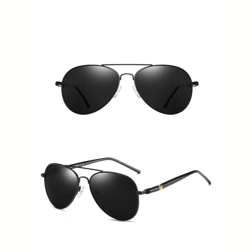 Men’s Classic Aviator Sunglasses | UV400 Polarized Lenses | Lightweight Metal Frame