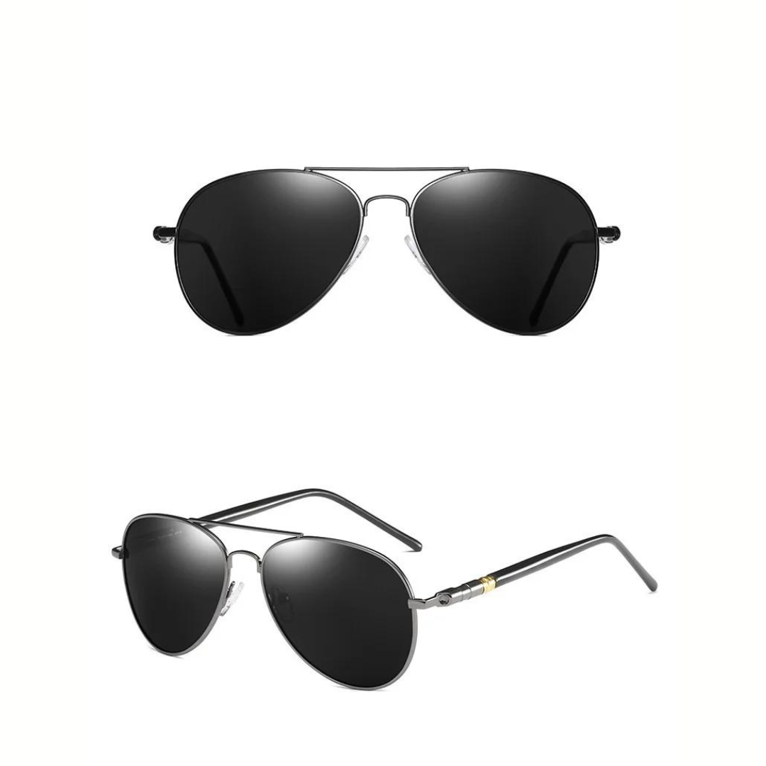 Men’s Classic Aviator Sunglasses | UV400 Polarized Lenses | Lightweight Metal Frame