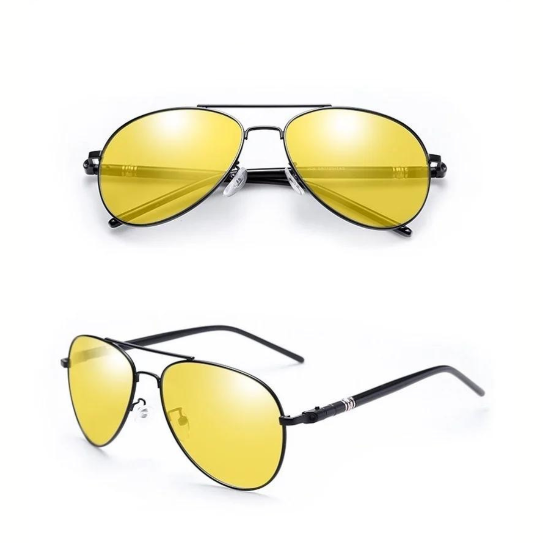 Men’s Classic Aviator Sunglasses | UV400 Polarized Lenses | Lightweight Metal Frame