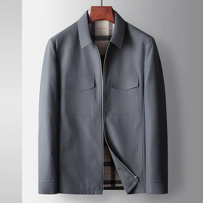 Men’s Smart Casual Jacket | Checked Lining | Lightweight Business Outerwear