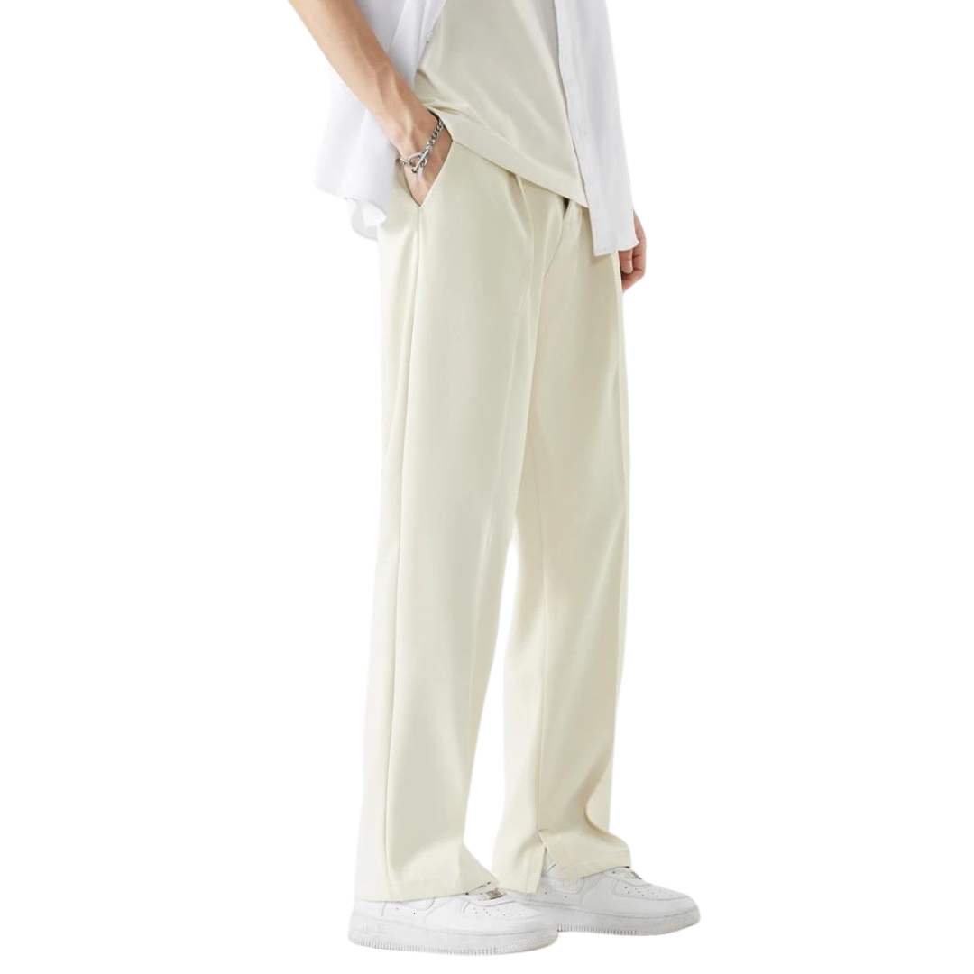 Men’s Wide-Leg Trousers | Relaxed Fit Flow Pants | Lightweight Streetwear Bottoms