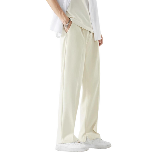Men’s Wide-Leg Trousers | Relaxed Fit Flow Pants | Lightweight Streetwear Bottoms