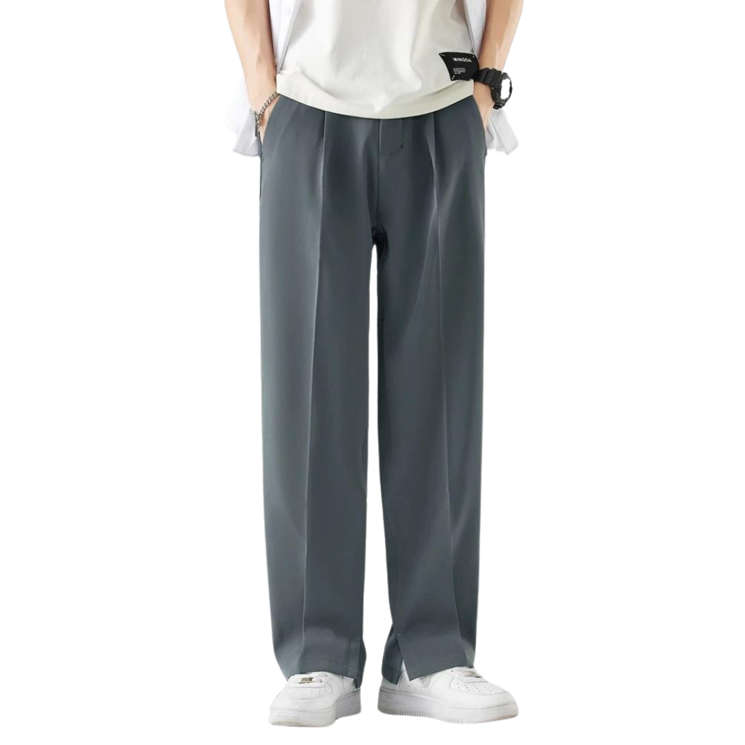 Men’s Wide-Leg Trousers | Relaxed Fit Flow Pants | Lightweight Streetwear Bottoms