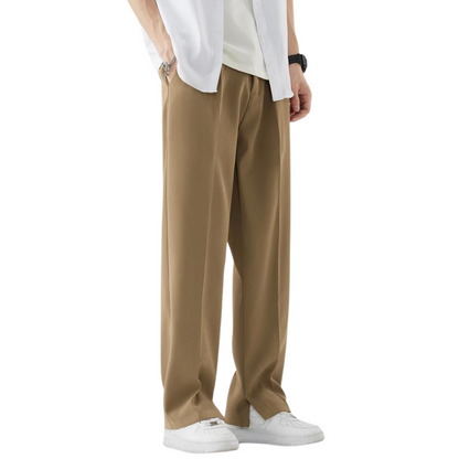 Men’s Wide-Leg Trousers | Relaxed Fit Flow Pants | Lightweight Streetwear Bottoms