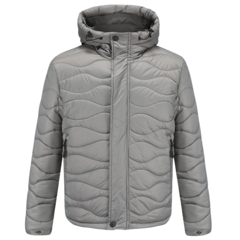 Men's Lightweight Puffer Jacket | Quilted Shell | Packable Hooded Design