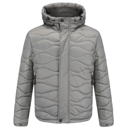 Men's Lightweight Puffer Jacket | Quilted Shell | Packable Hooded Design