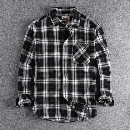 Men's Flannel Shirt | Classic Plaid | Soft Brushed Cotton