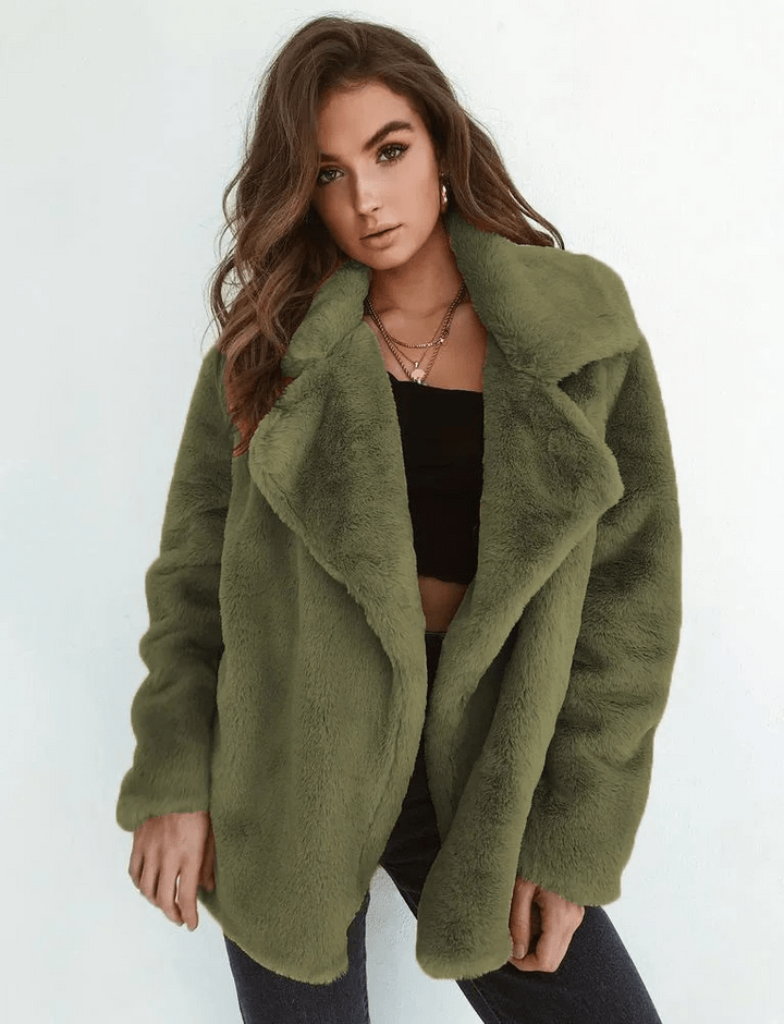 Oversized Faux Fur Jacket | Plush and Cozy | Statement Outerwear