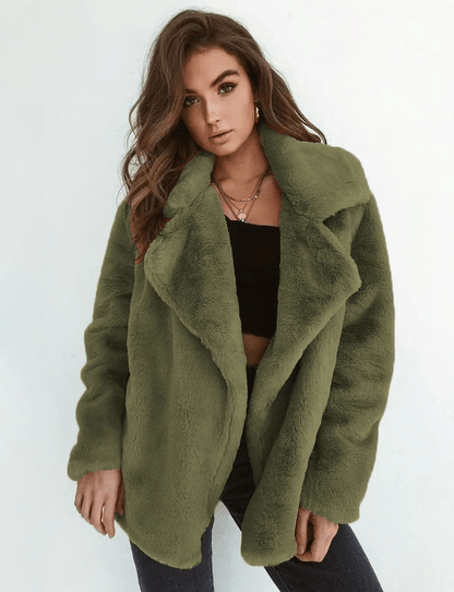 Oversized Faux Fur Jacket | Plush and Cozy | Statement Outerwear