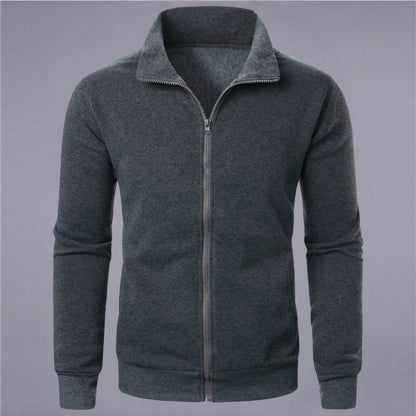 Men’s Zip-Up Track Jacket | Lightweight Performance Knit | Minimalist Athletic Layer
