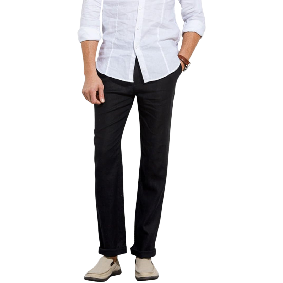 Men’s Linen Blend Trousers | Lightweight Summer Pants Canada