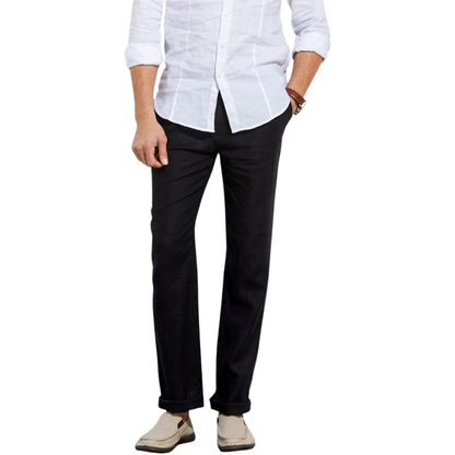 Men’s Linen Blend Trousers | Lightweight Summer Pants Canada