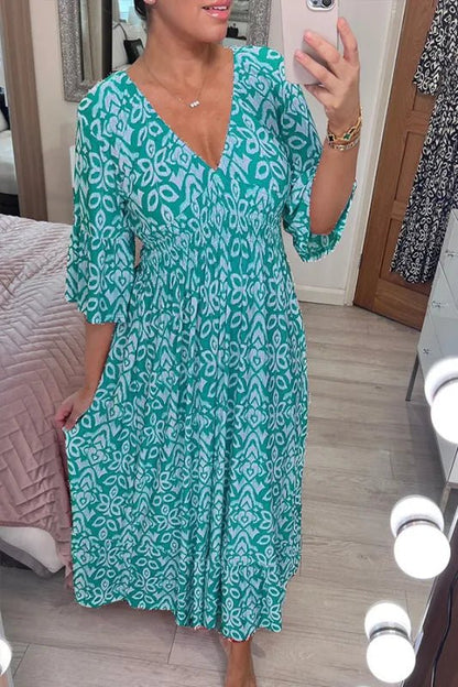 Floral Midi Dress | Lightweight & Flowy | Casual Everyday Style