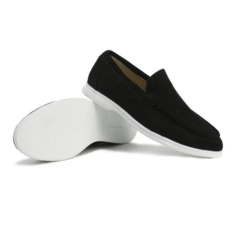 Men’s Suede Slip-On Loafers | Lightweight Sole | Casual Smart Summer Footwear