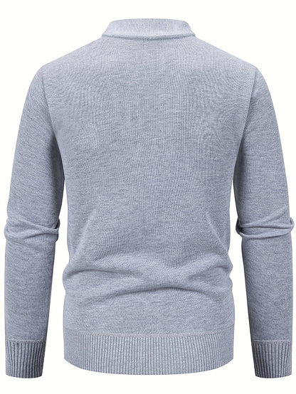 Men's Button-Up Knit Cardigan | Lightweight Layer | Classic V-Neck Sweater