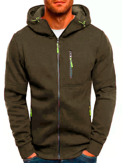 Men’s Full-Zip Hoodie | Tech Fleece Sweatshirt | Casual Activewear Layer