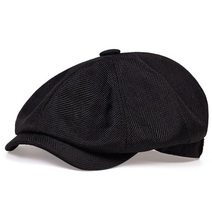 Men’s Vintage Newsboy Cap | Wool-Blend Flat Cap | Classic 8-Panel Gatsby Style