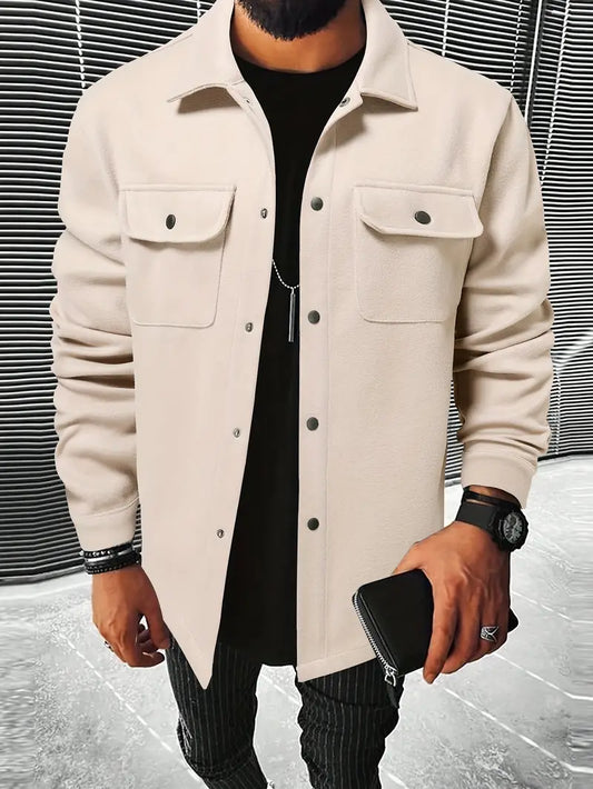 Men’s Overshirt Jacket | Wool-Blend Shacket | Smart Casual Layer
