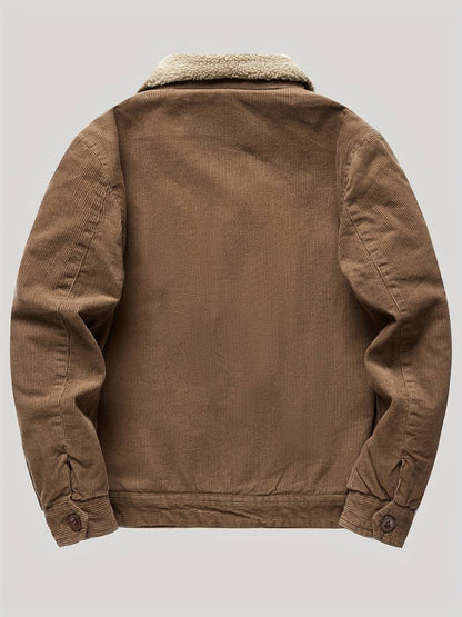 Men's Corduroy Sherpa-Lined Jacket | Warm & Durable | Classic Workwear