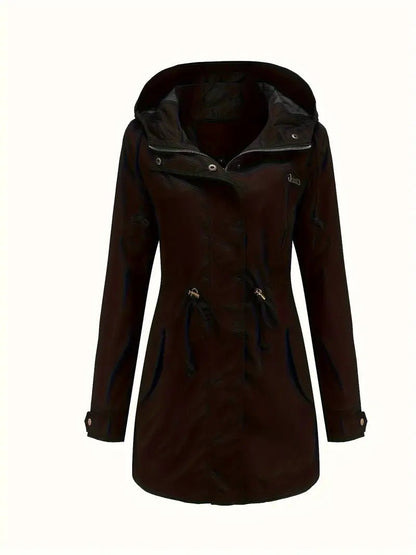 Hooded Fleece-Lined Jacket | Water-Resistant | Warm and Stylish