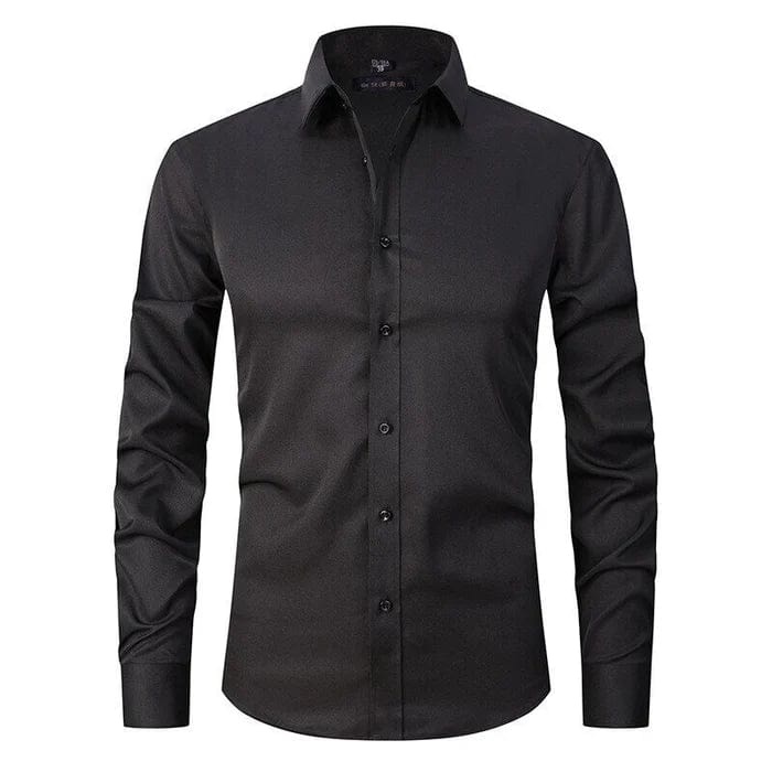 Men’s Slim-Fit Button-Down Shirt | Stretch Cotton | Casual-Dress Essential