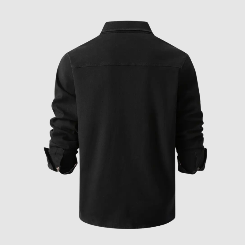 Utility Work Shirt | Heavyweight Cotton | Dual Chest Pockets